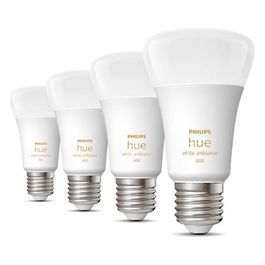 Hue White Ambiance 4 Lampadine Smart E27 60 W