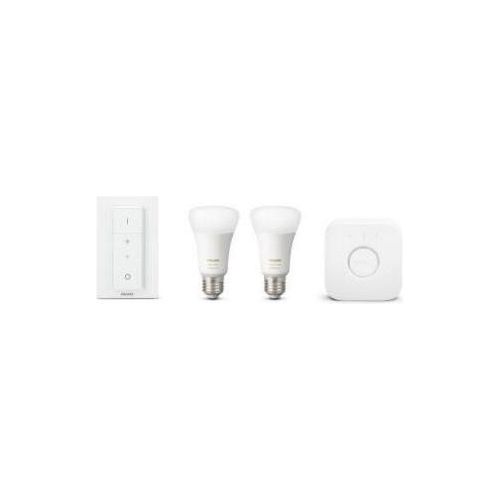 Philips Hue White and Color Ambiance Starter Kit Soluzione di Illuminazione Intelligente Smart Lighting Kit Bianco Bluetooth 18W