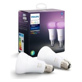 Hue White and Colour Ambience E27 Confezione da 2 Lampadine Led