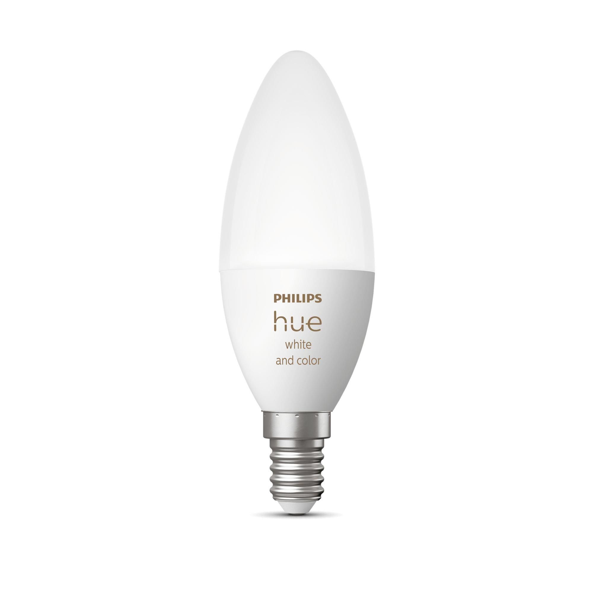 Philips Hue White and Color Ambiance Lampadina Singola E14