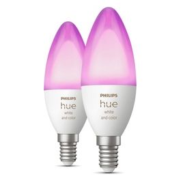 Hue White and Color Ambiance 2 Lampadine Smart E14 25 W