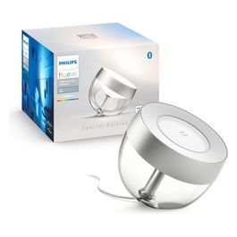 Lampada da Tavolo Iris Smart Hue White and Color Ambiance, Argento, Controllo via App, Luce Personalizzabile