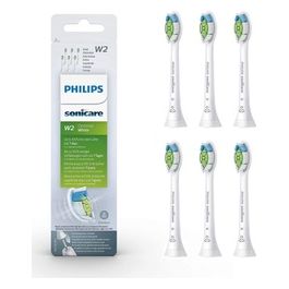 HX6066 Testine per spazzolino Sonico Sonicare Optimal White W2 Confezione 6 Unità Bianco