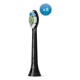 HX6068/13 Testine per spazzolino Sonico Sonicare Optimal White W2 Confezione 8 Unità Nero