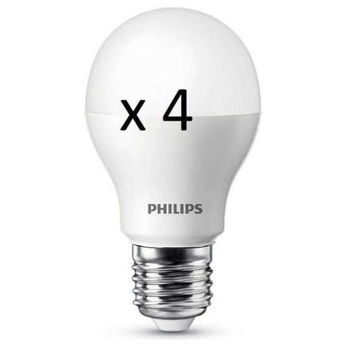 Philips Kit 4 lampadine LED  goccia 100W E27 2700K non dim luce calda