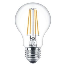 Philips Lampadina Led 60W Goccia Filament 7-60W 2700k e27 Trasparente Luce Calda