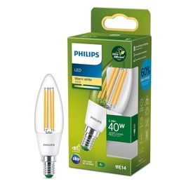 Lampadina Led Candela Vetro Filamento 40W e14