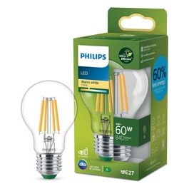 Lampadina Led Goccia Vetro Filamento 60W e27 270k