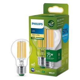 Lampadina Led Goccia Vetro Filamento 75W e27