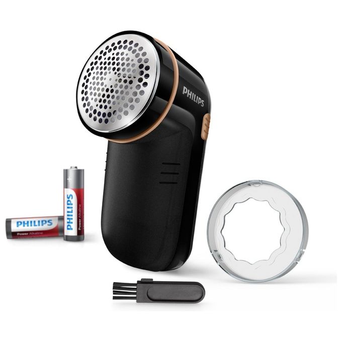 Philips GC026-80 Levapelucchi Alimentazion a Batteria Nero-Oro