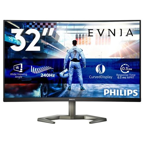 32M1C5200W Momentum Monitor Gaming 31.5" Curvo VA FHD 1920x1080 240Hz 0.5ms Adaptive FreeSync colore Nero