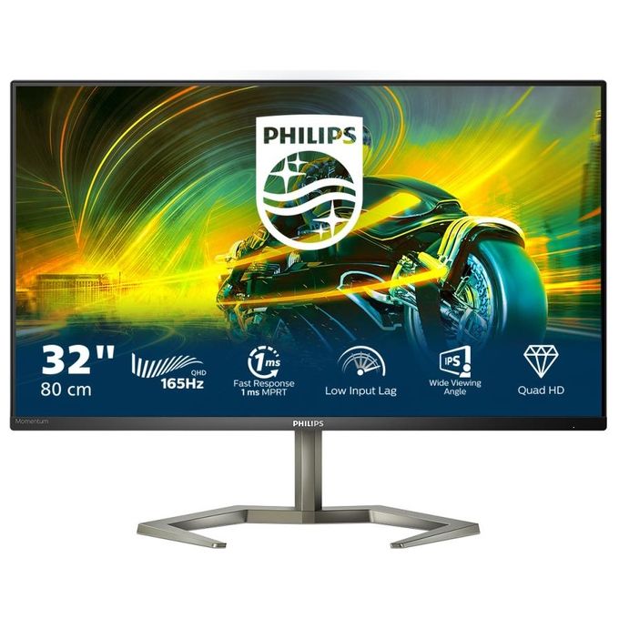 Philips Momentum Monitor Gaming 31.5'' 32M1N5500VS 2560x1440 165Hz, 1ms, VA, Smart Image HDR, Altoparlanti, Low Input Lag, USB Hub (2560 x 1440 @ 165 Hz, HDR 400 HDMI 2.0 / DP 1.4 / USB 3.2)