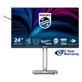 Monitor 23.8" Full HD LCD Grigio