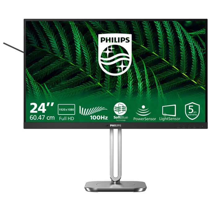 immagine di Philips 24B2G5200-00 Monitor PC 23,8" Full HD IPS 75 Hz (Antracite)