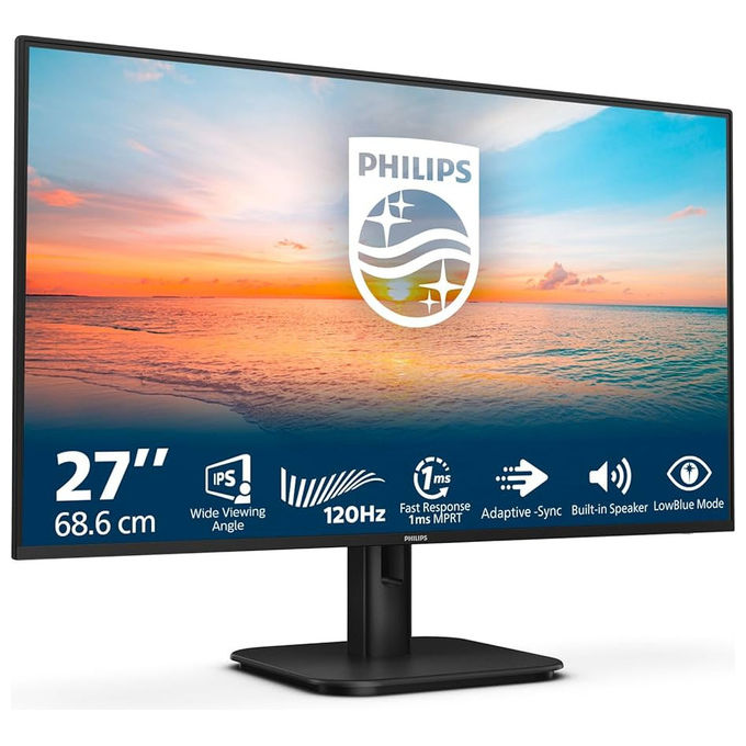 Philips 27E1N1200A Monitor PC 27" Full HD IPS 120 Hz (Nero)