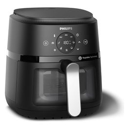 NA221/00 Friggitrice ad Aria Airfryer Capacità 4.2 Litri Potenza 1500 Watt Multifunzione 13 in 1 con Timer colore Nero / Argento