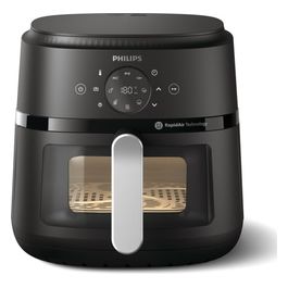 NA231/00 Friggitrice ad Aria Nero/Argentato 6.2 litri 1700 W