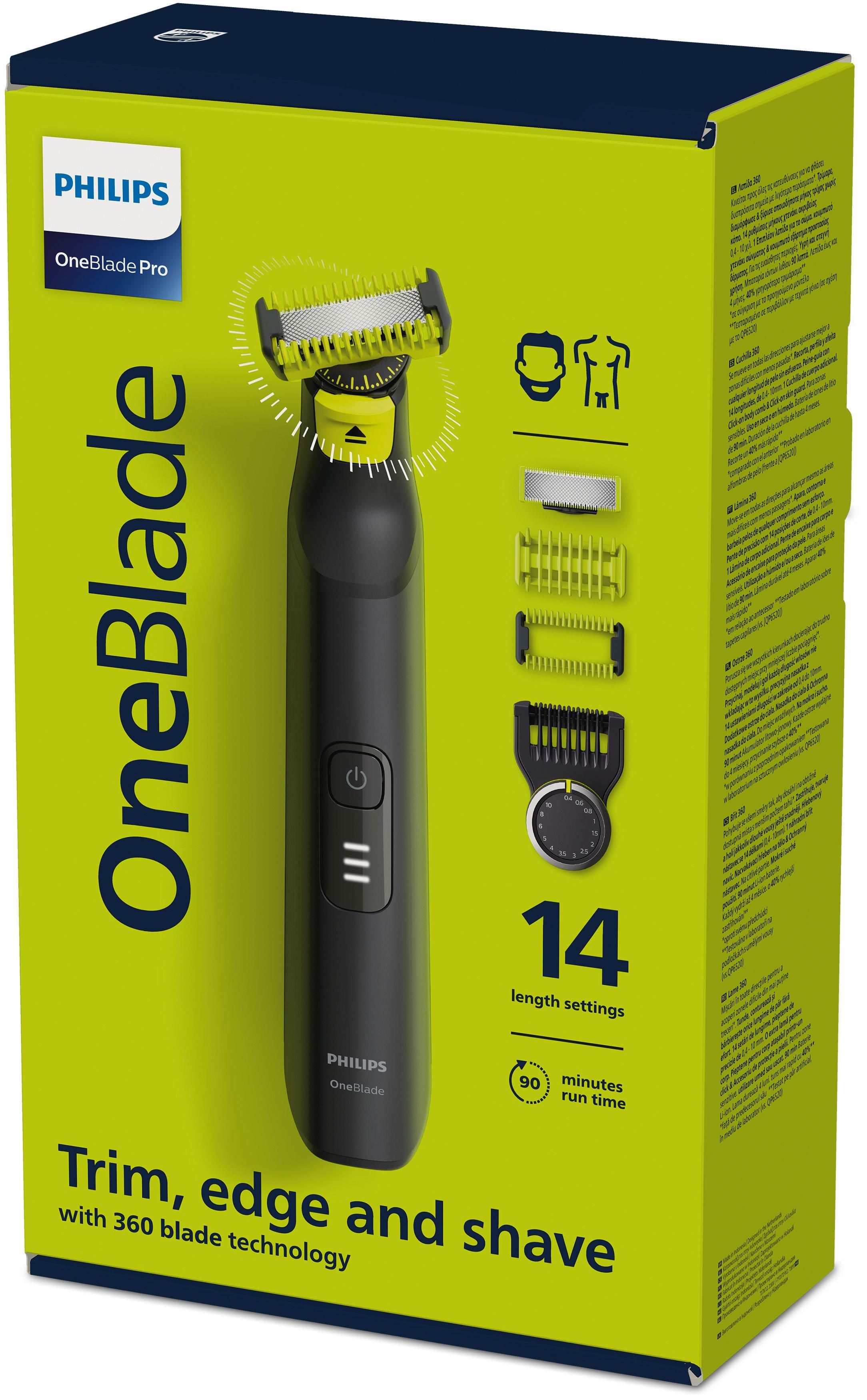 Philips OneBlade Pro QP6541/15 Regolabarba Bagnato e Secco