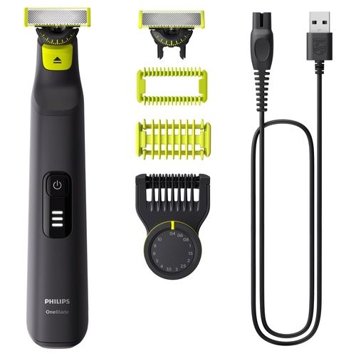 QP6542/15 Rifinitore Viso e Corpo WeteDry Autonomia 90 Minuti OneBlade Pro 360