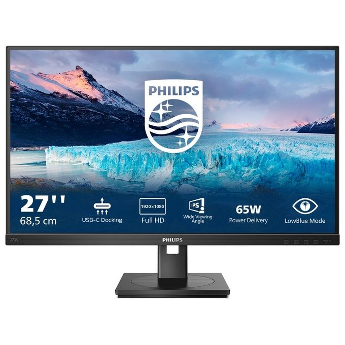 Philips 273S1-00 Monitor PC 27" Full HD IPS 75 Hz (Nero)