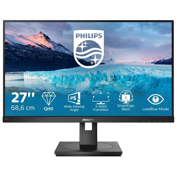 Philips 275S1AE Monitor PC 27" Quad HD IPS 75 Hz (Nero)