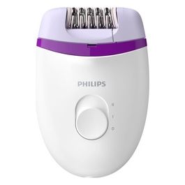 Philips Satinelle Essential Epilatore Compatto con Filo Bianco/Viola