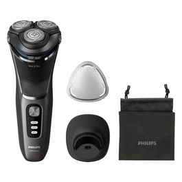 Shaver 3000 Series S3343/13 Rasoio Barba Skinprotect Nero e Grigio