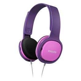 Philips SHK2000PK Cuffia per Bambini Rosa/Viola