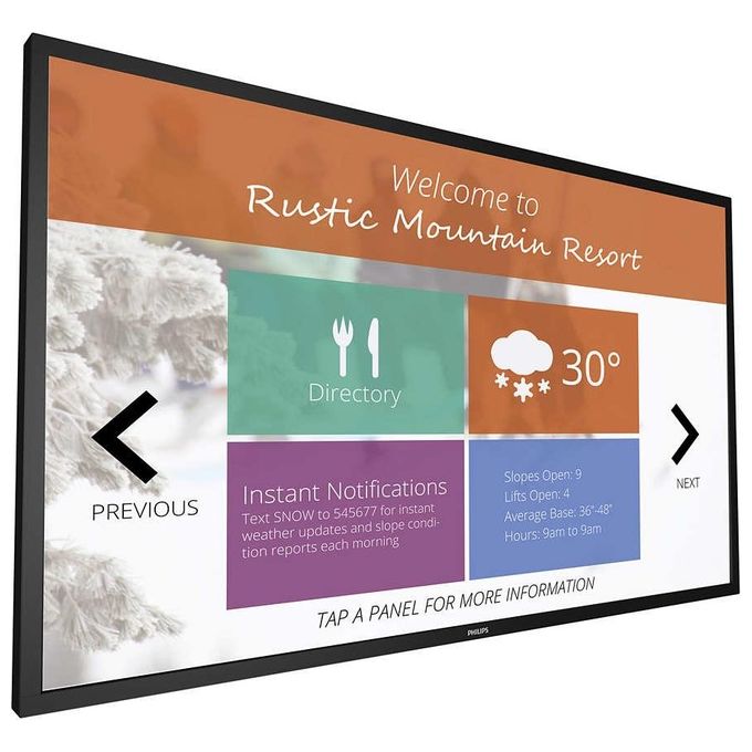 Philips Signage Solutions 75BDL3010T 75 Classe display LED comunicazione segnalazione digitale - interattiva con schermo tattile 4K UHD (2160p) edge-lit