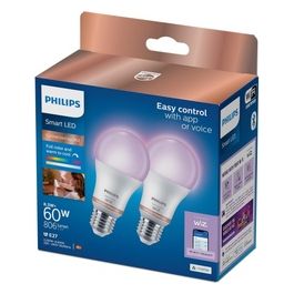 Smart Color Goccia Smerigliato 60W 2 Pezzi