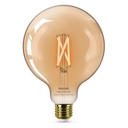 Smart TW Globo G120 Filamento Ambra Lampadina Hue per Illuminazione Interna e Casa con Tecnologia Smart