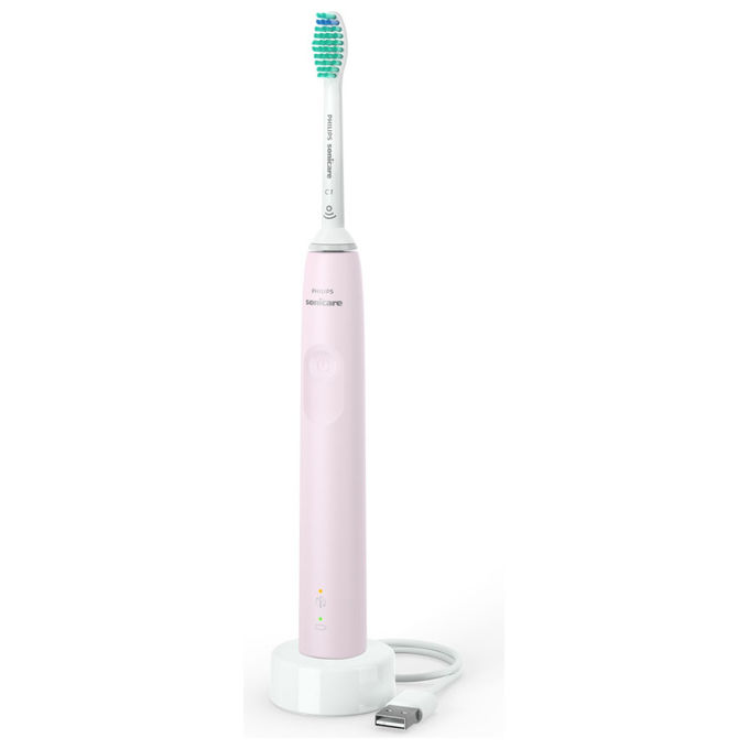 Philips Sonicare Spazzolino Elettrico Sonico Serie 3100 HX3671-11 Rosa Zucchero
