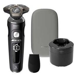 Philips SP9840/32 Rasoio Elettrico Wet e Dry Ricaricabile Autonomia 60 min colore Grigio Shaver S9000 Prestige