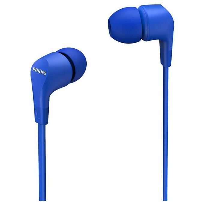 Philips TAE1105BL Auricolari con Microfono Caps Intercambiabili blu