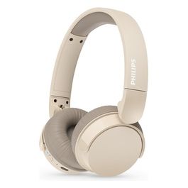 TAH3209BG Cuffie On-Ear wireless bluetooth leggere con isolamento acustico passivo - 25 ore di riproduzione suono naturale chiamate chiare bassi dinamici 2 ore di carica USB-C - Beige