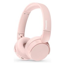 TAH4209PK Cuffie On-Ear wireless bluetooth leggere con isolamento acustico passivo - 55 ore di riproduzione suono naturale chiamate chiare bassi dinamici 2 ore di carica USB-C- Rosa