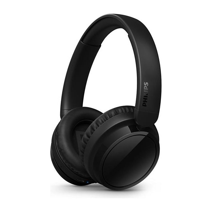 Philips TAH5209BK-00 Serie 5000 Cuffia Over-ear Wireless Bluetooth 5.3 65h Autonomia Ricarica Rapida USB-C colore Nero