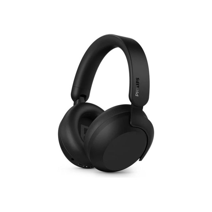 Philips, Cuffie Wireless a Padiglione TAH8000EBK-00, Bluetooth 5.4, Cancellazione Rumore, Nero