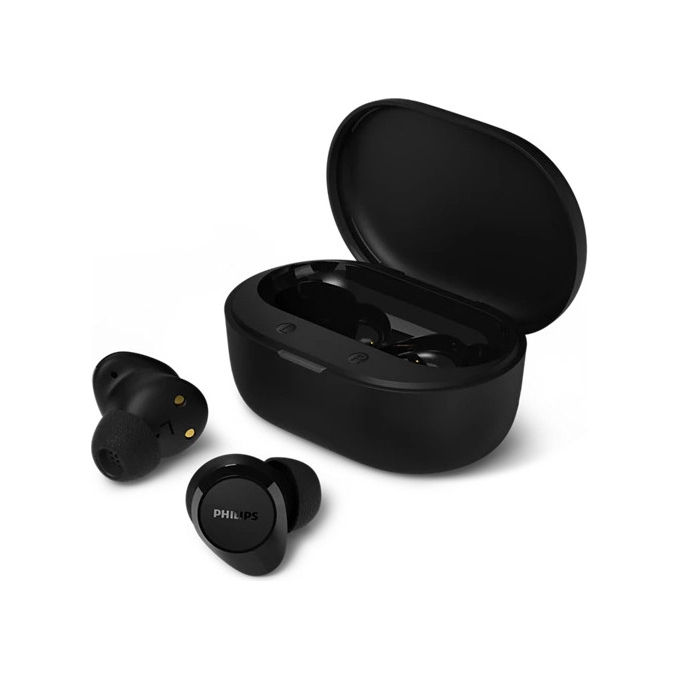 Philips auricolari true wireless TAT1300BK-00 in-ear Bluetooth 6.0 autonomia 18 h ricarica USB-C IPX4 nero