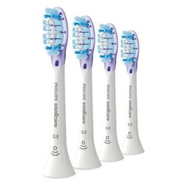 Philips Testine Gum Care Premium con Tecnologia Connessa 4 Testine Bianche