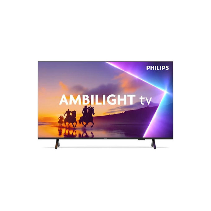 Philips tv QLED 4K 85 pollici 85PUS8510-12 Ambilight Smart TV Titan OS Dolby Atmos HDR10+ HDMI 2.1 nero