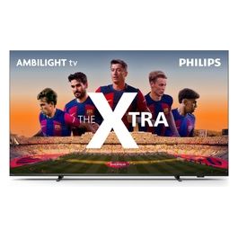 Philips TV Mini Led 4k The Xtra 55PML9008/12 55 pollici Ambilight Smart TV Processore P5 Dolby Vision e Dolby Atmos