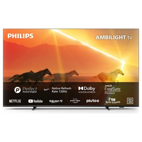 Philips TV Mini Led 4k The Xtra 65PML9008/12 65 pollici Ambilight Smart TV Processore P5 Dolby Vision e Dolby Atmos
