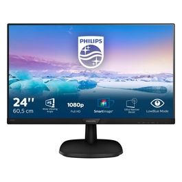 Monitor Flat 24'' V-line 243V7QJABF Led Full HD IPS 1000:1 Tempo di risposta 4 ms 
