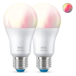 Wiz Color Goccia Smerigliata E27 2 Pezzi