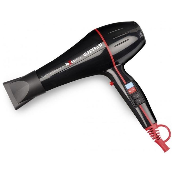 G3 Ferrari G30003 TextaPro Asciugacapelli 2000 W Tecnologia Ionica 2 velocita' 3 temperature Diffusore e Concentratore colore Grigio