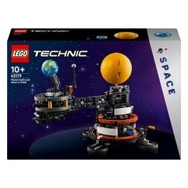 Technic 42179 Pianeta Terra e Luna in Orbita, Giochi Spaziali per Bambini 10+, Sistema Solare da Costruire con Rotazione