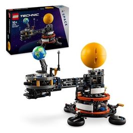 Technic 42179 Pianeta Terra e Luna in Orbita, Giochi Spaziali per Bambini 10+, Sistema Solare da Costruire con Rotazione