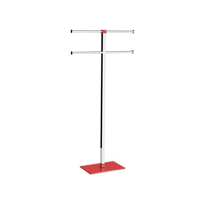 Gedy Piantana Portasciugamani Rainbow Rosso Metallo 83,7x40,4x15,5 Cm