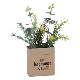 Piantina Decorativa artificiale con Busta Home Made 